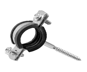 Хомут с саморезом и уплотнителем