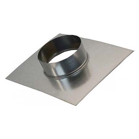 Торцевая площадка (фланец) Ø450 оцинк. сталь