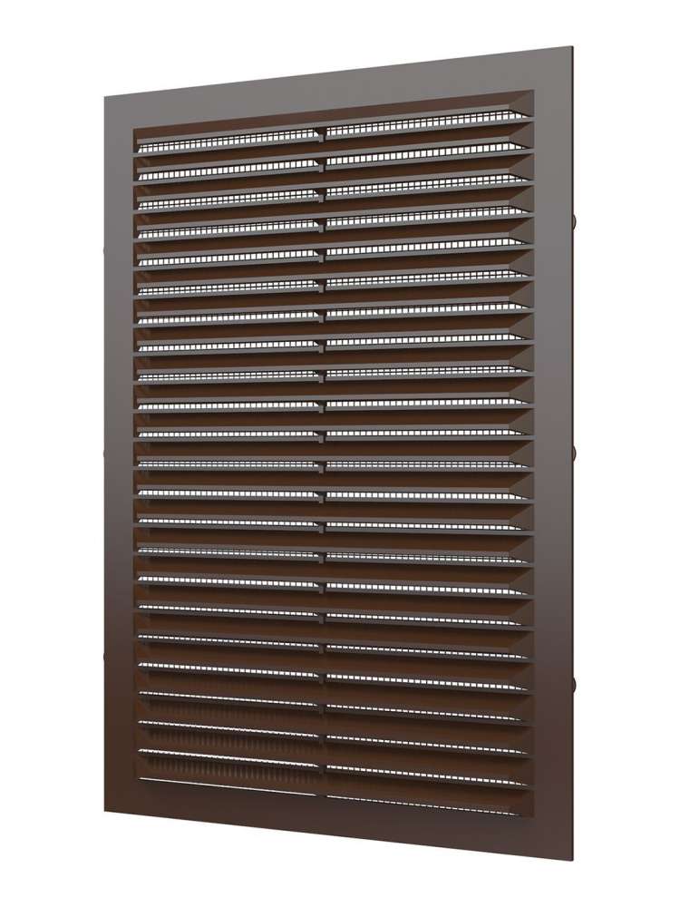 Решетка вентиляционная С сетка 170х240 пластик Brown ERA