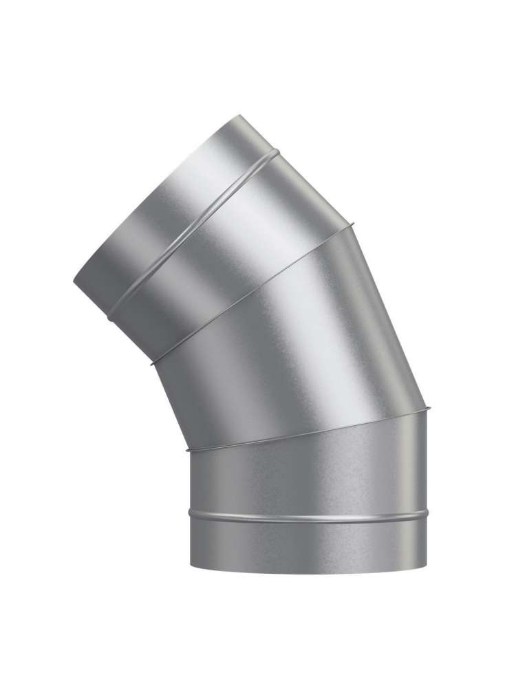 Отвод OTG D200 45° оцинкованная сталь ERA PRO