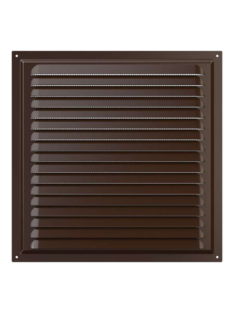 Решетка вентиляционная МЭ сетка 300х300 окрашенная сталь Brown ERA