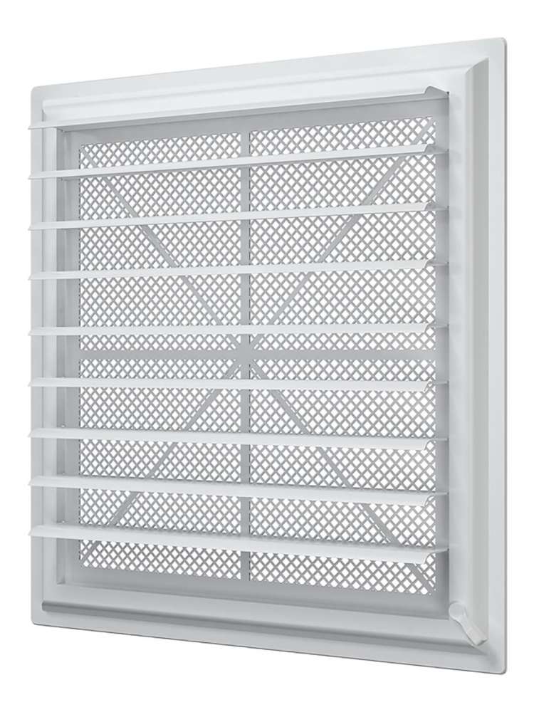 Решетка вентиляционная AIRVENT регулируемая жалюзи 452х483 пластик ERA