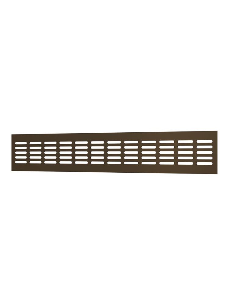Решетка вентиляционная DP AL сетка переточная 480х80 алюминий Dark bronze ERA