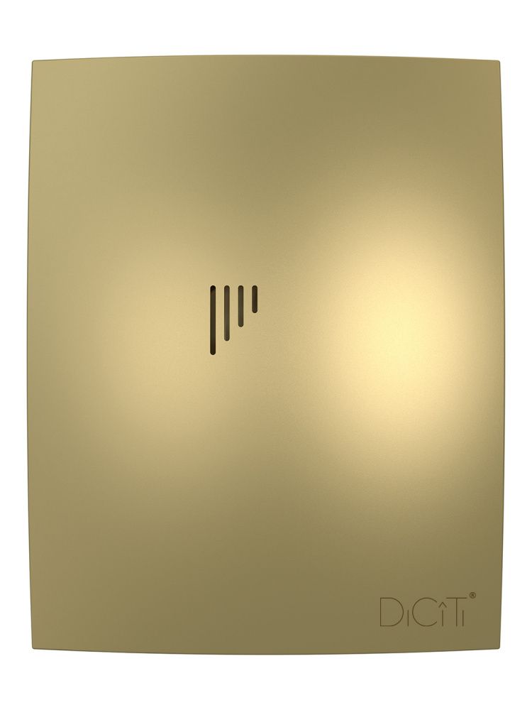 Вентилятор накладной BREEZE D100 обратный клапан Champagne DICITI