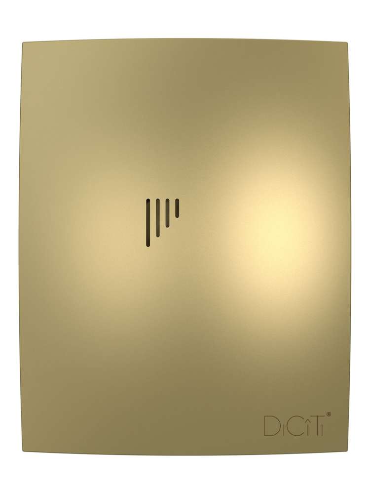 Вентилятор накладной BREEZE D125 обратный клапан Champagne DICITI