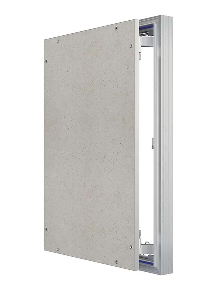 Люк ревизионный D C ERAmo Optimum 400х600 скрытый монтаж петля алюминий EVECS