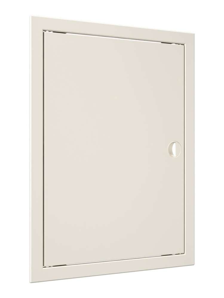 Люк ревизионный ЛР фланец 296х396 ручка 318х418 пластик Ivory EVECS