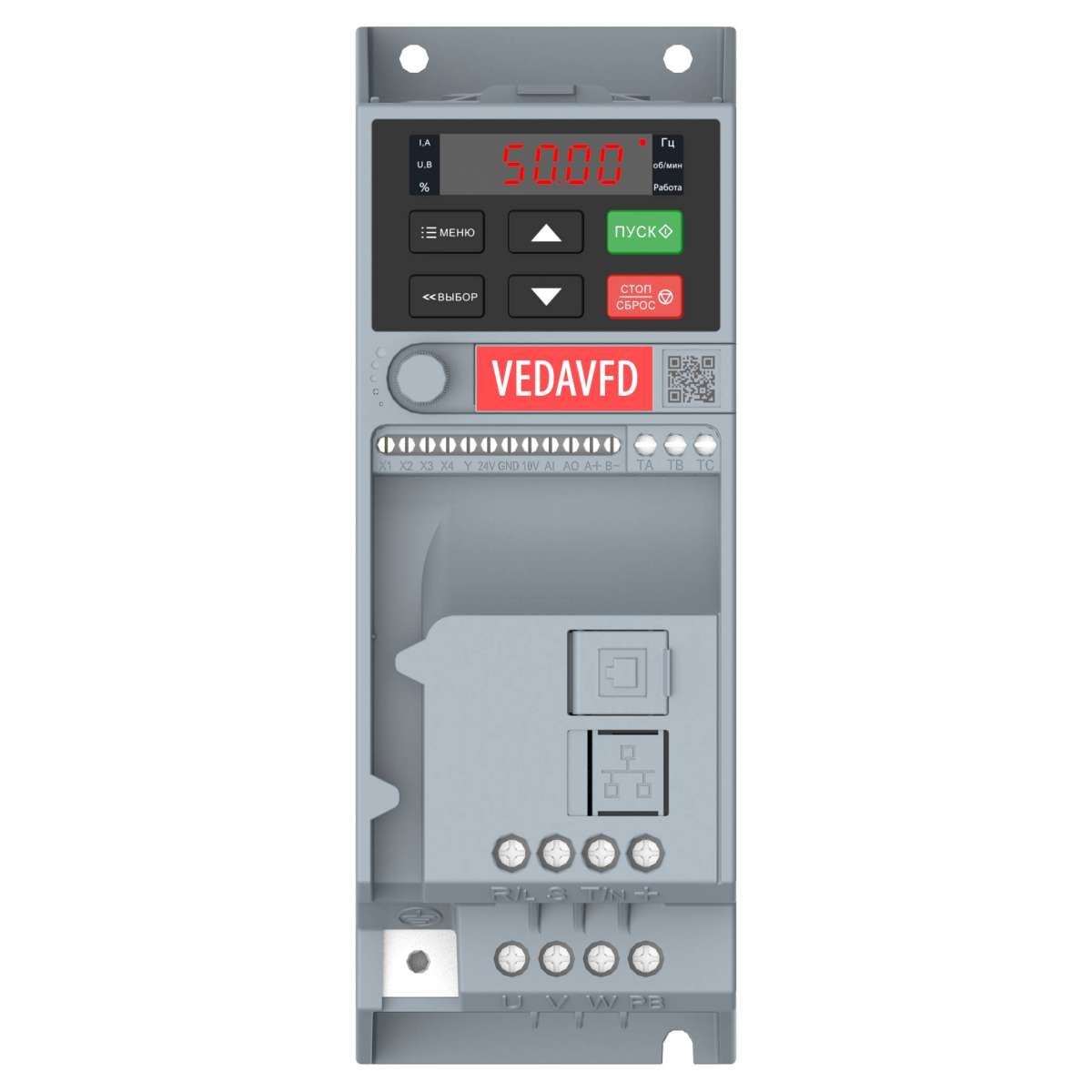 Преобразователь частотный VEDA Drive VF-51 2,2 кВт (380В,3 фазы)