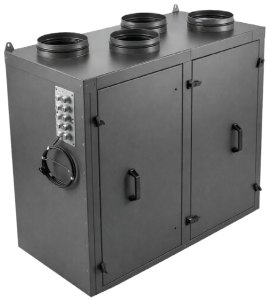 Приточно-вытяжная установка с роторным рекуператором RWN-RR-6000(50c)-ЕС(B500)-НЕ16,1-Vertical(N)