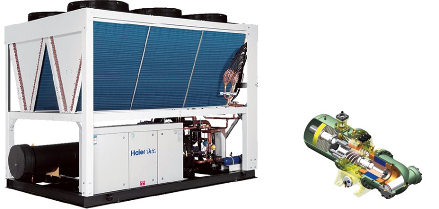 Винтовой чиллер Haier CI1310PANF с воздушным охлаждением