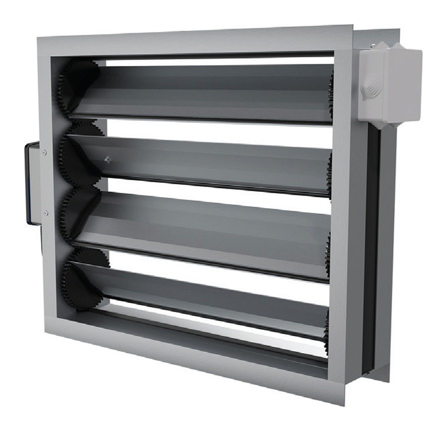Воздушный клапан с электроподогревом ВКп 600×250 Воздушный клапан с электроподогревом ВКп 600×250