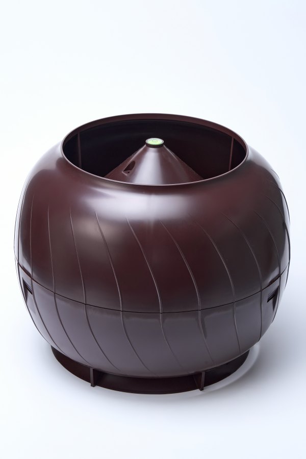Дефлектор STAT D160 статический пластик Gray graphite ERA